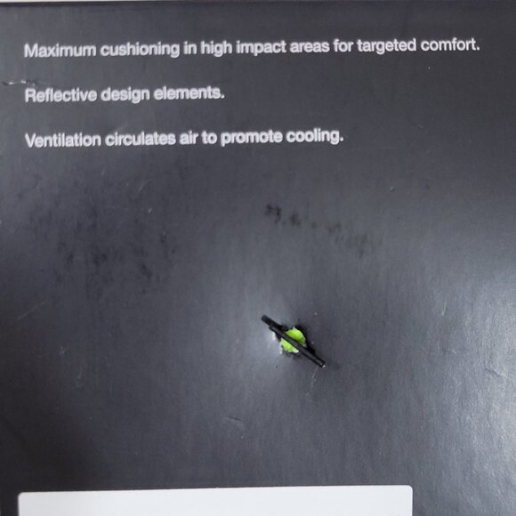 Nike Spark Cushioned Running Crew Socks Women 7.5-9 Men 6-7.5 Reflective 2 Pair - Picture 4 of 9